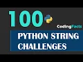 100 Python String Challenges Boost Your Coding Skills Beginner-Friendly Quiz