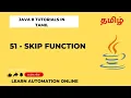 Java8 51 Streams API Skip function Tamil