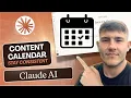 How to Create a Content Calendar With Claude AI - Guide