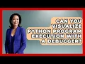 Can You Visualize Python Program Execution With A Debugger - Python Code School