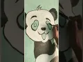 Easy DIY wall painting at room/ panda 🐼bamboo design on wall❤/#short #subscribe lovely gallery