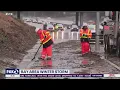 Mud slides onto I-580 in Oakland