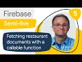 SQL-like joins in Cloud Firestore Fetching documents with a callable function