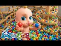 Download Lagu Johny Johny Yes Papa - Learn Colors with MARBLE RUN - Nursery Rhymes \u0026 Kids Songs - LooLoo Kids MP3