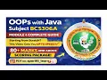 OOPS with Java - Module 4 BCS306A Score 80 Marks with This VTU PDF on Instagram sporifii
