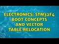Electronics STM32F4 boot concepts and vector table relocation