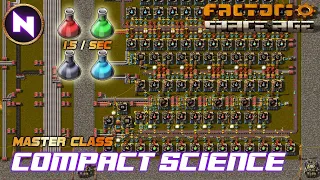 Simple Compact SCIENCE Block To Leave NAUVIS In SPACE AGE Factorio Master