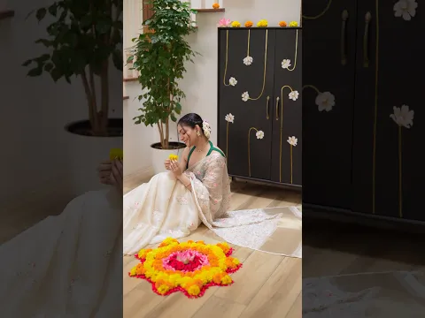 The perfect modern Onam Saree - Rukmini from SIAH by Ahadishika 🌷♥️