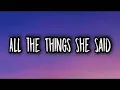 Download Lagu t.A.T.u. - All The Things She Said (Lyrics)
