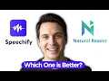 Speechify vs Natural Reader Voice Quality AI Clarity Pricing Compared 2026 Honest Guide