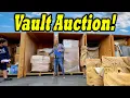 LIVE VAULT AUCTION Bought 8 lots - it s SO MUCH STUFF Abandoned moving storage vaults auction