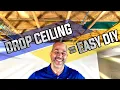 How To Install A Drop Ceiling DIY For Beginners