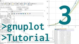 gnuplot Tutorial 3 Curve Fitting SSR and WSSR unweighted and weighted
