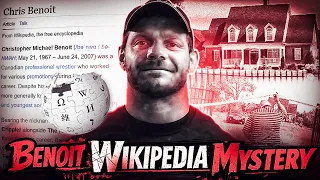 Chris Benoit Police Files The Wikipedia Edit That Shocked Investigators