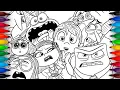 Inside Out 2 Coloring Pages How to COLOR all Characters Emotion Satisfying Colouring NCS