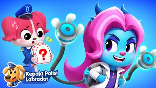 Eps.47 Papillon Kehilangan Ranselnya💼| Seri Baru: Kota Air!🌊| Kartun Anak | Kepala Polisi Labrador