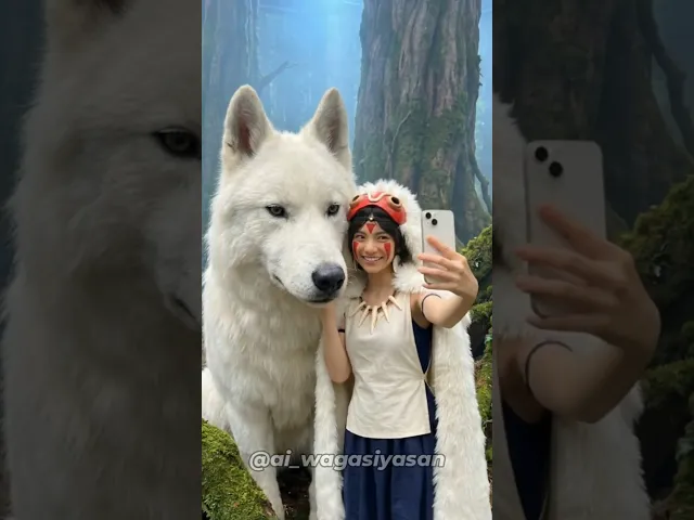 もののけ姫の実写撮影現場