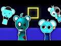 Download Lagu Sky in 56 Different Sprunki Mods on Bouncing Square