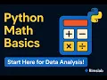 Python Calculations for Absolute Beginners Learn Arithmetic for Data Analysis