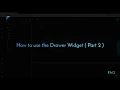 FlutLab FAQ How to use the code template of Drawer Widget with UserAccountsDrawerHeader in Flutter