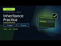 Inheritance Practice 2 Coding Challenges 10-Question Quiz Java OOP