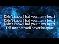 Lagu Tom Zanetti - Didn’t Know (Lyric Video)