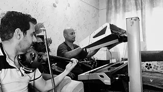 كاظم الساهر لم يبقى سوانا في المطعم عزف كمان 