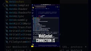 How to create a WebSocket Connection in JavaScript
