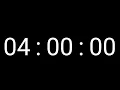 4 Hour Countup Timer Work With Focus