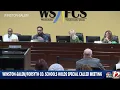 holds special meeting on school calendar