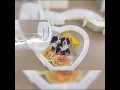 RESINMOLD Home Decoration Large Heart Photo Frame Mold