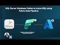 SQL Server Database Tables to Azure SQL using Fabric Data Pipeline