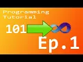 How to make your first program in Visual Basic 2010 VB net - Ep 1