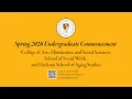 UMBC Spring Undergraduate Commencement 2026 CAHSS School of Social Work Erickson School