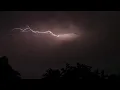 Dark Sky Thunderstorm ⛈️ Rain Sounds for Deep Sleep & Relaxation | 4K Real Lightning