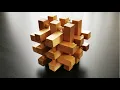 How to Solve 3D Wooden Slide Puzzle Box Brain Teaser