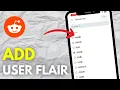 How To Add User Flair On Reddit Full Guide