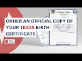 Order a Copy of Your Texas Birth Certificate From Home - Vital Records Online