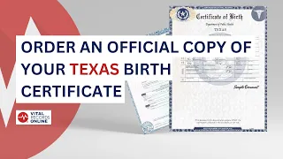 Order a Copy of Your Texas Birth Certificate From Home - Vital Records Online