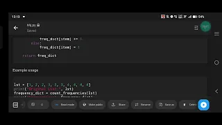 Python Program to Count Frequencies in a List Using Dictionary
