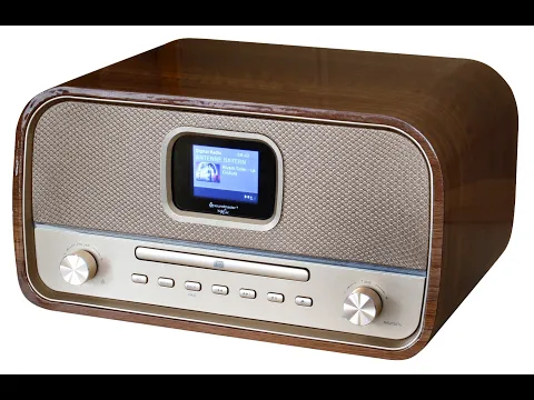 Download MP3 Soundmaster DAB970BR1 Stereo Retro Kompaktanlage DAB+/UKW, CD-MP3, USB, Bluetooth und Farbdisplay