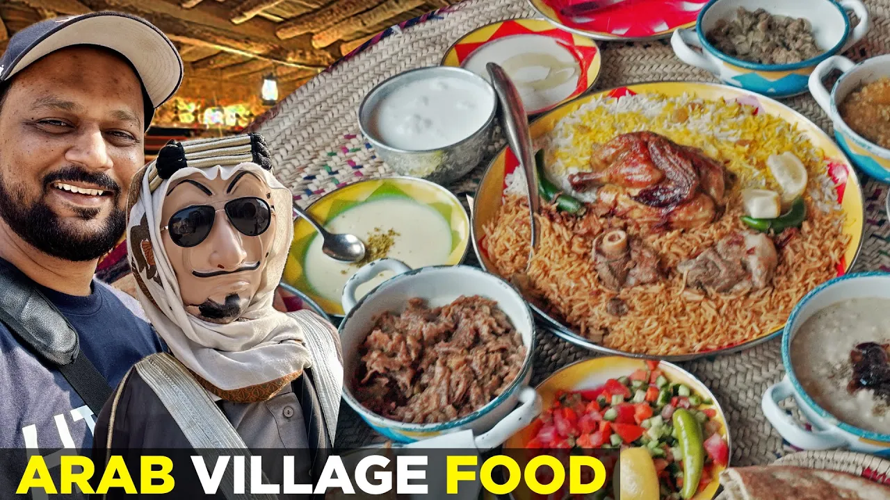 Traditional Arab Food & Bengali Market Street Food   Jhal Muri, Samosa Chat in Riyadh, Saudi Arabia