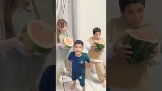 يزن وشام صار بدهم ياكلوا بطيخ Trending زين وألفت 