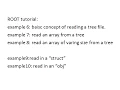 CERN ROOT tutorial for beginners - 5 read the tree file example 9-10
