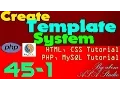 Create Template System 45 1 Header Adding Position and Z Index PHP MySQL CSS Tutorial Series