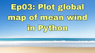Ep03 Plot global map of averaged zonal wind and its standard deviation in Python