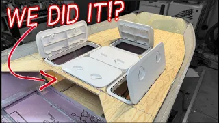 Using Plastic Lids to Build a Jon Boat Deck The Result Will Shock You