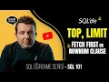 SQL de TOP LIMIT FETCH FIRST ve ROWNUM Nedir Hizli SQL Dersleri