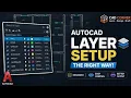 AutoCAD Layer Setup on off freeze plot line weight line type color