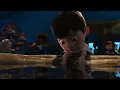Finding Dory - Children scream after water in the Touch Pool starts to become cover with ink